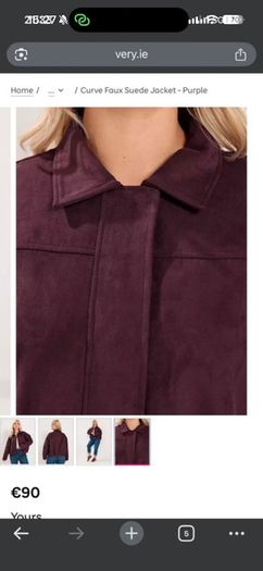 Faux Suede Jacket