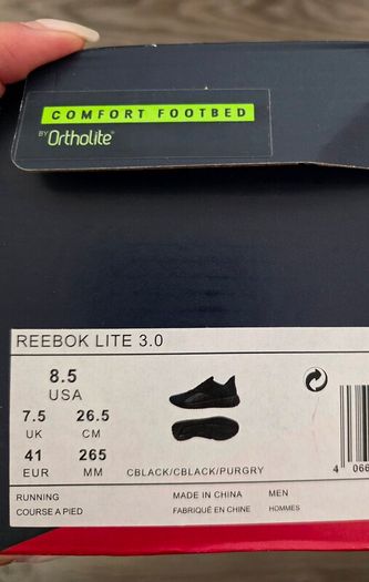 Reebok runners size UK 7.5