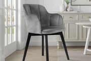 Stockholm Modern Bucket Chair with Channel Tufting