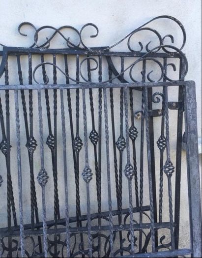 Wrought iron gates