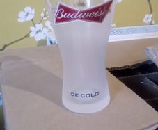 Budweiser pint glasses