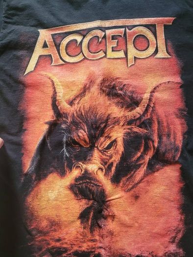 Accept Heavy Metal Band Tour Tshirt