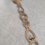 Vintage Brass Celtic Love Spoon Image 6
