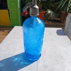 Siphon Soda Water Blue Vintage 1930