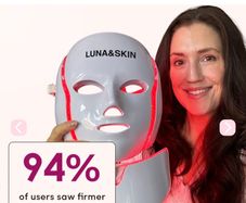 Red light therapy mask - skin rejuvenation