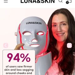 Red light therapy mask - skin rejuvenation