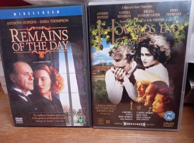 The Remains Of The Day & Howard's End Dvd Merchant Ivory Anthony Hopkins