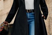 Black Coat size 20 + matching gloves, hats &amp; scarves available
