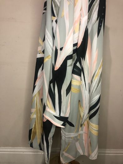Evans long floral blouse (size 26)