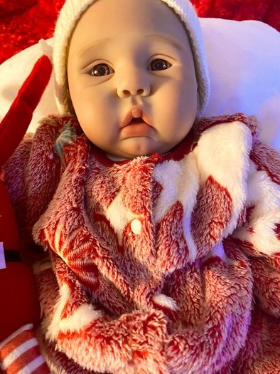 Xmas.  very cute reborn doll.  He is just beautiful