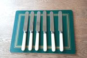 Newbridge Cuttlery 6 Knives Bone Handles