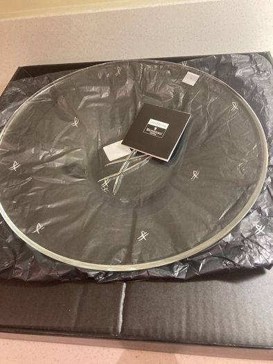 Waterford John Rocha Signature Platter 13 Inch - Never Used in Original Box