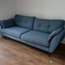 Free- double bed with mattress, French connection double sofa, ikea kitchen table and 2 arm chairs Image 4