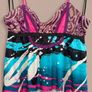 Custo Barcelona Luxury Designer Size 8-10 Silk Maxi Dress Image 5
