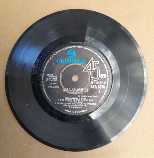 Rock & Roll 78 rpm records.