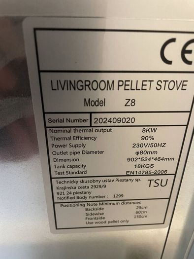 Henley 8kw Wood Pellet Stove