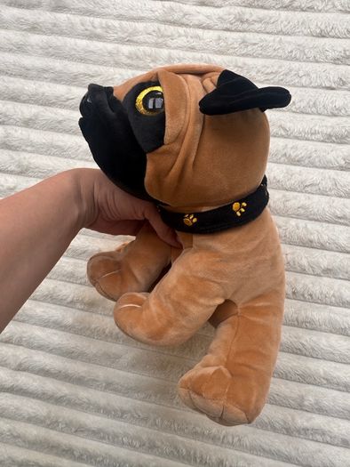 Squashy Paws French Bulldog Plush Whitehouse Leisure approx. 23 cm. Used Please see photos
