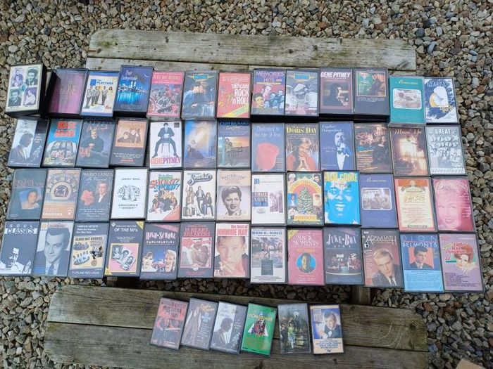 Collection of Vintage Music Cassettes