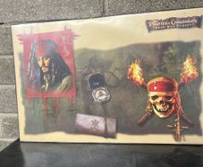 Official Pirates of the Caribbean 2 Promo Poster Sign (2006 Vintage)