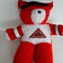 vintage man United teddy and cap and armbands from early 80,s Image 6