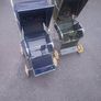 vintage two silver cross stroller Image 3
