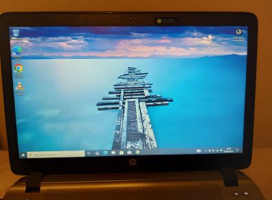 HP ProBook, Model 450 G2, Intel Core i3-4030U CPU, 1.9Ghz, 4GB Ram, 500 GB HDD, Windows 10 Pro. Microsoft Edge, Chrome and VLC