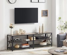 New Vintage Greige TV Unit Stand - FREE P&P