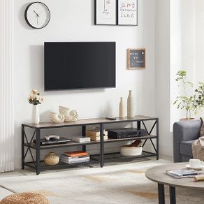 New Vintage Greige TV Unit Stand - FREE P&P