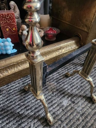 Antique brass fronted Andrions.