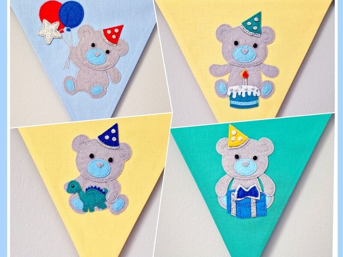 Eco-Friendly Personalised Cotton Bunting Made to Order