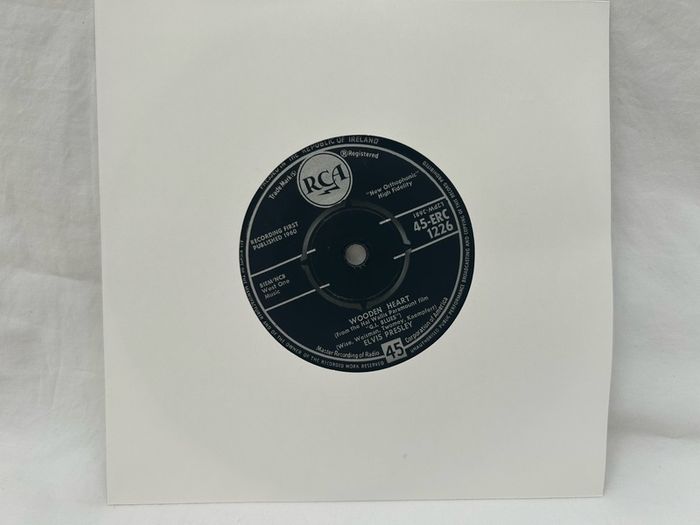 Elvis Presley Wooden Heart 7 inch Vinyl Irish Press 1960