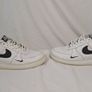 nike air force ones size 8 eu 42.5 white leather in good condition Image 4