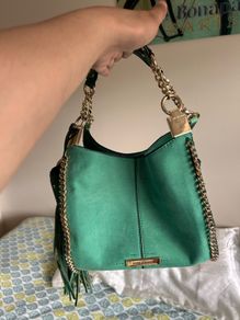 river island green handbag
