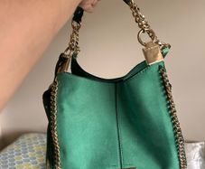 river island green handbag