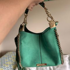 river island green handbag