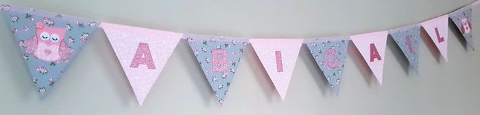 Eco-Friendly Personalised Cotton Bunting Made to Order