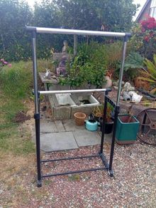 double clothes rail