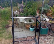 double clothes rail