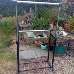 double clothes rail