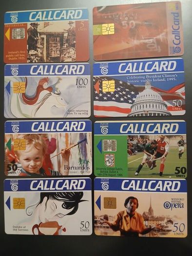 38 different high denomination callcards