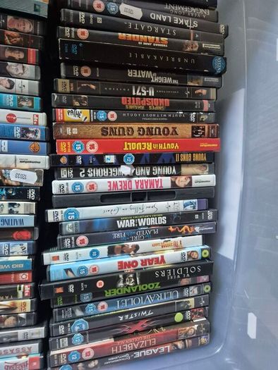 DVD lot - 155 titles