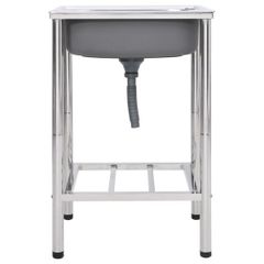 Camping Sink Single Basin Stainless Steel
