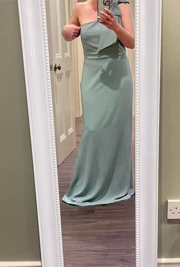 Green bridesmaid dress