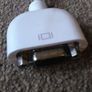 Genuine Apple DVI to VGA Monitor Adapter White Cable Image 2