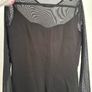 Black Floral Embroidered Mesh Bodycon Mini Dress Image 3