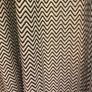 Black, white and grey Chevron curtains Image 2