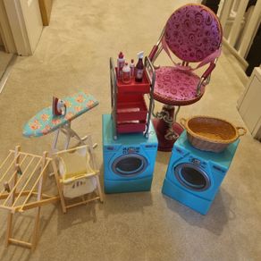 Our Generation laundry and salon set