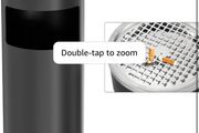 12L Rubbish Bin Outdoor Stainless Steel Trash Can with Lid Large Outdoor Bin Garbage Can for Garden, Backyard, Home, Office, Restaurant, Indoor, Black