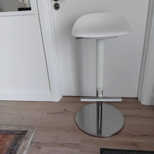 Ikea white bar stools x 3