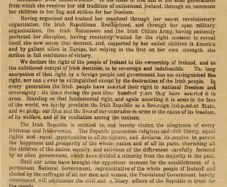 Irish Proclamation poster